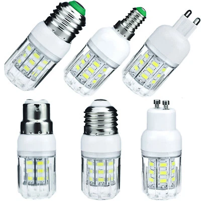 7W LED Corn Bulbs E27 B22 E14 G9 GU10 B22 5730 SMD DC 12V 24V 220V Decor Lamps - Image 1 of 4