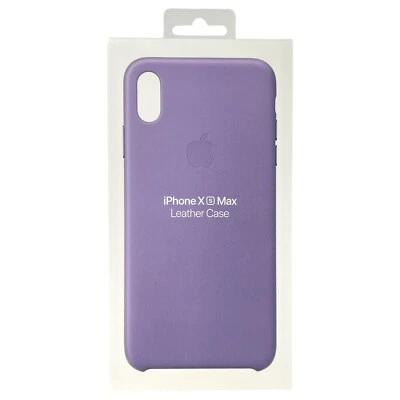 Genuine Original Apple Leather Case Cover For iPhone XS Max - Lilac MVH02ZM/A - Image 1 of 4