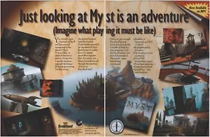 Myst Print Ad/Poster Art PC Big Box (B) - Picture 1 of 4