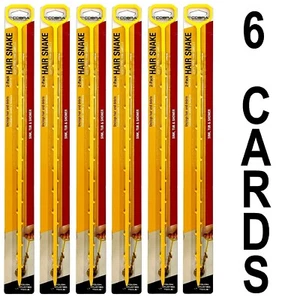 Hair Snake 2 Pack Cobra/Card Drain Opener Hair Snake Cleaner Tool 16 Total - Bild 1 von 11