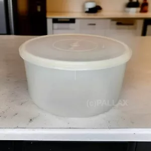 TUPPERWARE GROSSER TORTEN-GEFRIERBEHÄLTER FARBLOS SONDERMODELL VINTAGE - Bild 1 von 2