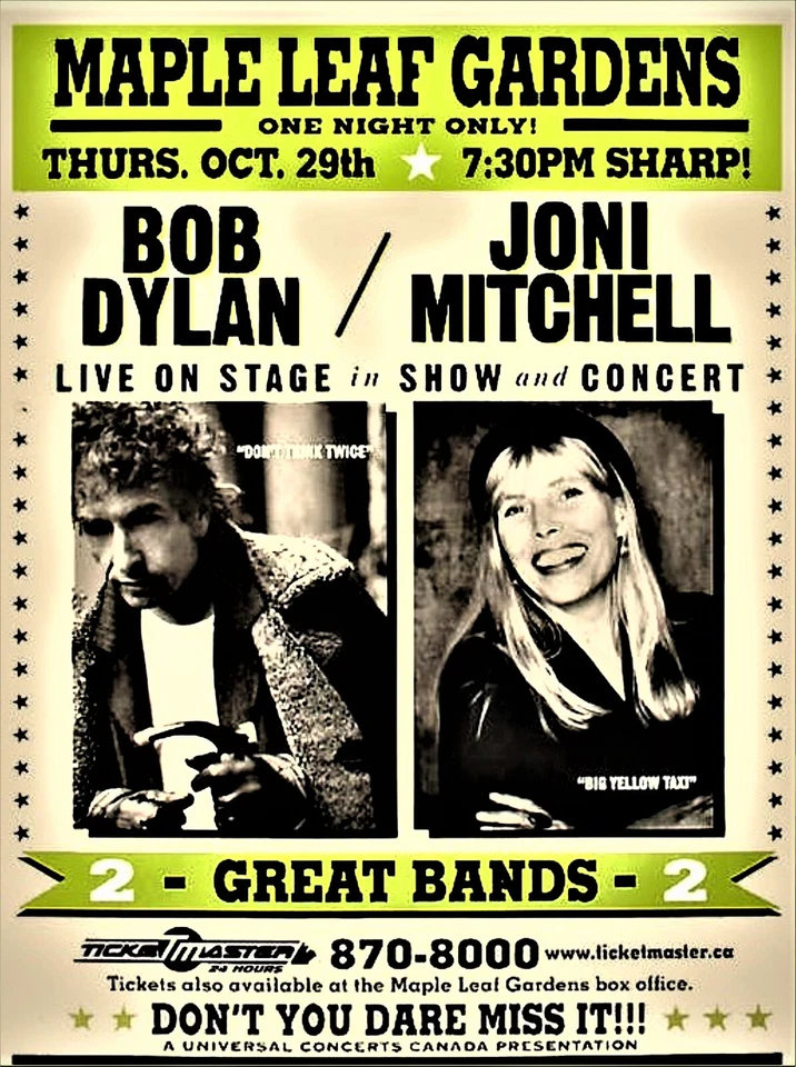 Bob Dylan Concert Poster FREE SHIPPING 12"x18" - Image 1 of 1