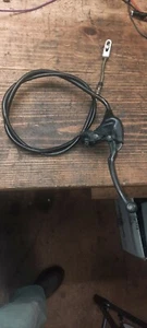 1996 Suzuki King Quad 300 4x4 Rear Brake Handle With Cable And Connector - Picture 1 of 5