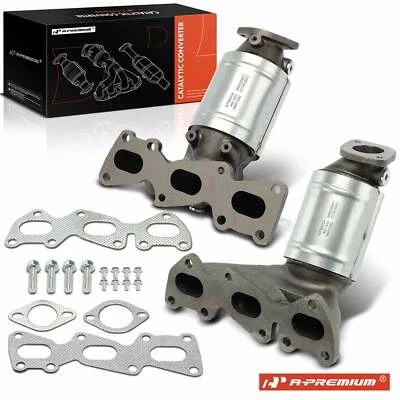 A-Premium Catalytic Converter Front Side for Hyundai Santa Fe 2007-2009 Veracruz - Image 1 of 4