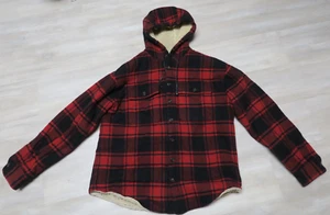 DSQUARED2 2019 Red Plaid Jacket w/Hood - Size Large - Picture 1 of 11