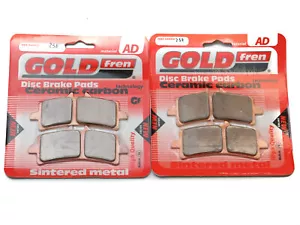 Pastillas de freno delanteras Goldfren para Ducati 1200 S Monster 2014-2018 - Imagen 1 de 2