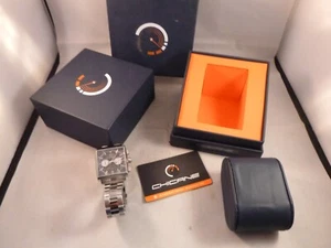 Chicane Chronograph Herrenuhr Edelstahl Schnalle Band NEU - Bild 1 von 8