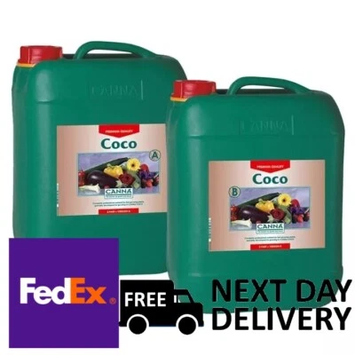 CANNA COCO A&B 10L ADDITIVES Plant Nutrients  Plant Food Hydroponics NEXT DAY - Image 1 of 3