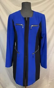 Ilusion royal blue and black jacket. Sz 6 - Picture 1 of 6