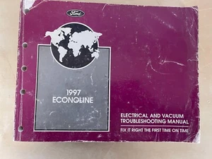 1997 Ford Econoline Van Electrical Vacuum Troubleshooting Manual Wiring Diagrams - Foto 1 di 1