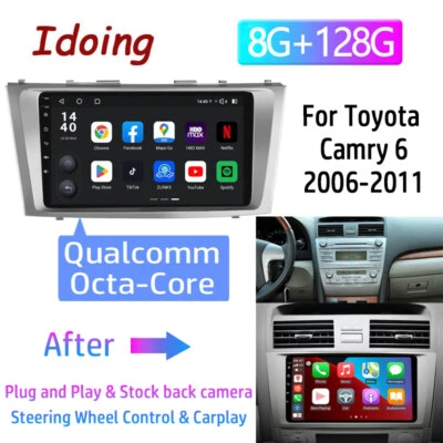 Android CarPlay Support JBL Car Stereo Radio GPS Navi For Toyota Camry 2007-2011 - Image 1 of 4
