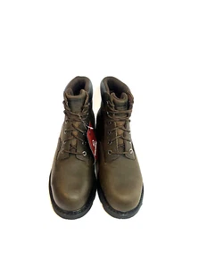 NEW Wolverine McKay Brown Leather Waterproof Steel Toe 6” Work Boots Men Sz 11.5 - Picture 1 of 17