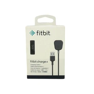 Fitbit Genuine Charging Cable For Charge 4 (FB172RCC) - Black - New In Box - Picture 1 of 3