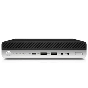 HP EliteDesk 800 G3 Mini Core i5-6500 2.5GHz 8GB RAM 120GB SSD Windows 10 PC - Picture 1 of 3