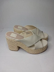 Dolce Vita Eloris Damen Gr. 8 Plateau Sandale Beige Riemchen Espadrille - Bild 1 von 10
