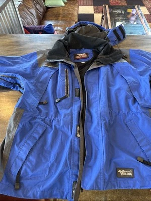 Chaqueta de lluvia Viking Tempest II para hombre pequeña azul Foto 1 de 4