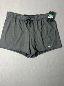 Nike Shorts Woman’s XL Black Dri Fit Trainers  NWT - Imagen 1 de 8