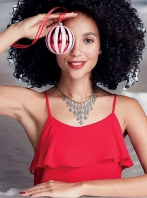 Collar Brighton ARCTICA Declaración Copo de Nieve Babero Lista de Invierno $168 Foto 1 de 4