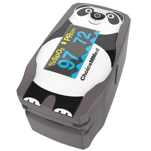 CHOICEMMED OLED Panda Pediatric Pulse Oximeter Fingertip – SP02 Pulse Oximeter - Picture 1 of 9