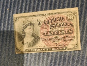 Fr 1258 1863 United States Fractional Currency 10 Cents 10C - Picture 1 of 2