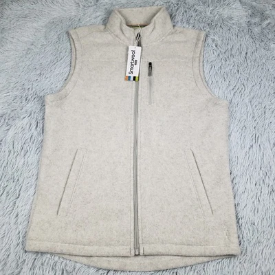 NEW Smartwool Vest Men's M Hudson Trail Vest Fleece Wool Hiking Outdoors - Image 1 of 4