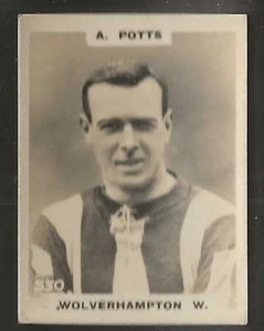 PINNACE FOOTBALL-PHOTO BACK-#0530- WOLVERHAMPTON W. - A. POTTS  - Picture 1 of 2