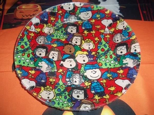 VINTAGE PEANUTS GANG "WEIHNACHTEN" DEKORATIVER BASTLERTELLER SNOOPY & CHARLIE B. - Bild 1 von 2