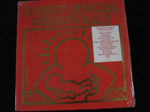 A VERY SPECIAL CHRISTMAS  1987-Shrink-Hype Sticker Various Special Olympics LP - Picture 1 of 7