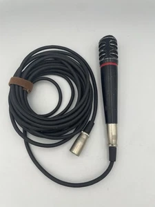 Vintage Dynamisches Mikrofon Japan mit Kabel - ungetestet, XLR, roter Ring, gebraucht - Bild 1 von 9