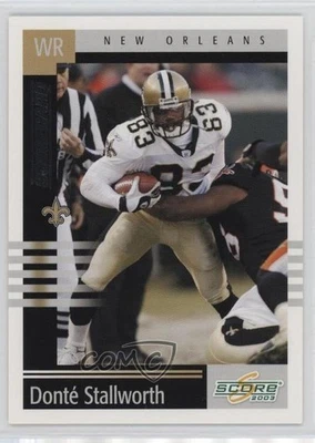 2003 Score Scorecard /500 Donte Stallworth #212 - Image 1 of 2