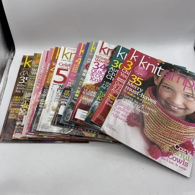 Knit Simple Magazine 2011-2015 from Vogue Knitting Lot of 14 - Image 1 of 4