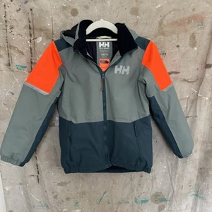Helly Hansen Rider 2.0 Insulated Jacket Size 140/10 - Cactus Blue Winter Coat - Picture 1 of 7