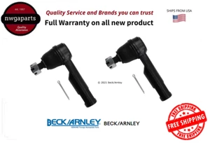 (2) Front Tie Rod End 53540-S0X-A02 Beck Arnley 101-6329 - Picture 1 of 5