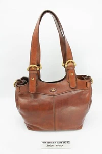 Damentasche - Schultertasche / zwei Henkel Leder - Farbe warm\braun - Cod.046267-01 - The Bridge - Bild 1 von 8