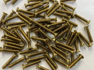Brass BA Countersunk Screws CSK Head Machine Bolt Engineer 0BA 2BA 4BA 6BA 8BA - Picture 1 of 24