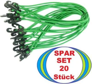 20 x tent tarpaulins banner tensioner 25 cm green rubber tarpaulin tensioner Spannfix tensioning rubber - Picture 1 of 7