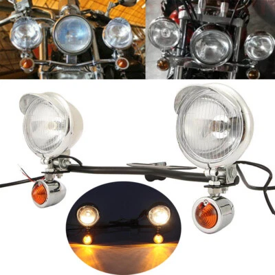 Barra de luz de señales de giro antiniebla de paso para Yamaha VStar XVS 650 1100 Classic Stryker Foto 1 de 4