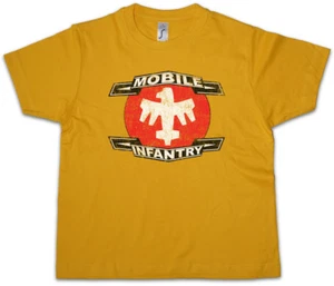 MOBILE INFANTRY LOGO Kids Boys T-Shirt Starship Army Squad Troopers Symbol Logo - Picture 1 of 1