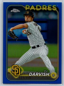 Yu Darvish 2024 Topps Chrome Blue Refractor /150 #237 San Diego Padres - Picture 1 of 2