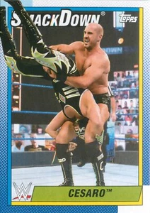 Cesaro 2021 Topps Heritage WWE SmackDown Wrestling Base Card #54 - Picture 1 of 2