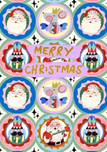 ELEANOR BOWMER CHRISTMAS GREETING CARDS Merry Christmas Friends YULE CARDS - Picture 1 of 8