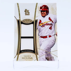 2014 Topps Tier One Yadier Molina doppia reliquia /50 #DR-YM - Foto 1 di 2