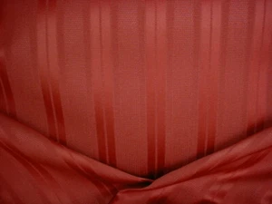 13-1/8Y Lee Jofa 970057 Sutton Brick Red Satin Stripe Drapery Upholstery Fabric - Picture 1 of 4