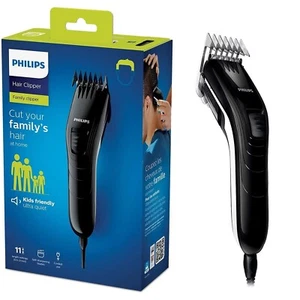 Philips Series 3000 Family Hair Clipper 11 Lengths 0.5-21mm Black - Quiet & Easy - Picture 1 of 6