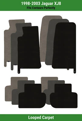 Alfombrillas Lloyd Classic Loop fila delantera y trasera para Jaguar XJ8 1998-2003  Foto 1 de 4
