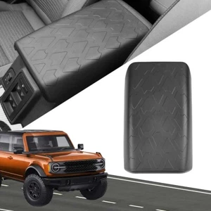 TPE Armrest Cushion Pad Console Cover Accessories For Ford For Bronco 2021-2023 - Picture 1 of 12