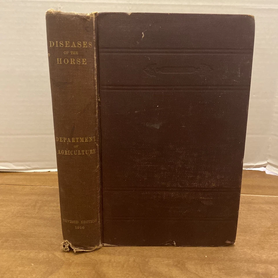 Special Report On Diseases Of The Horse 1916 Revised Edition Equestrian Vet Book Foto 1 de 4