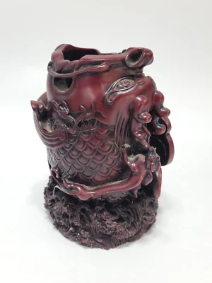"Carpas Sou Shan Stone Ware A603 hechas en Taiwán 6 3/4"" de alto" Foto 1 de 4