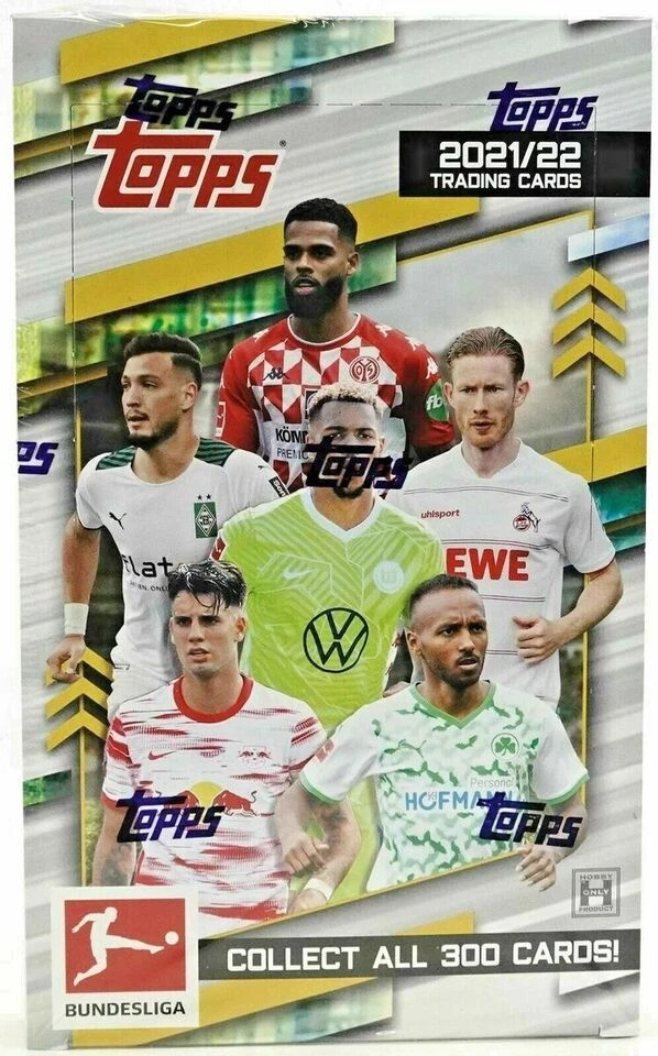Topps 2021-22 Bundesliga Soccer Hobby Box - 192 Cards