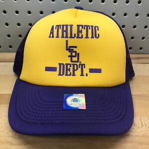 Louisiana State University LSU Tigers NCAA Vault TOW Yellow Trucker Hat NWT Cap